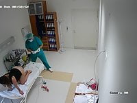 real-life rectal exam of girl to get on all fours