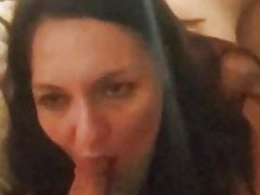Sexy Milf Hotwife Shared and Spitroasted With A Friend