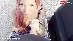 My Dirty Hobby – Redhead fucked on the side of the road